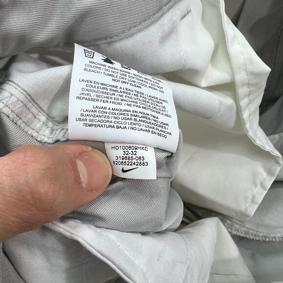 Nike Golf Pants Mens 32x32 Dri Fit Tech Flat Front Straight Leg Stretch Chino - Picture 10 of 14